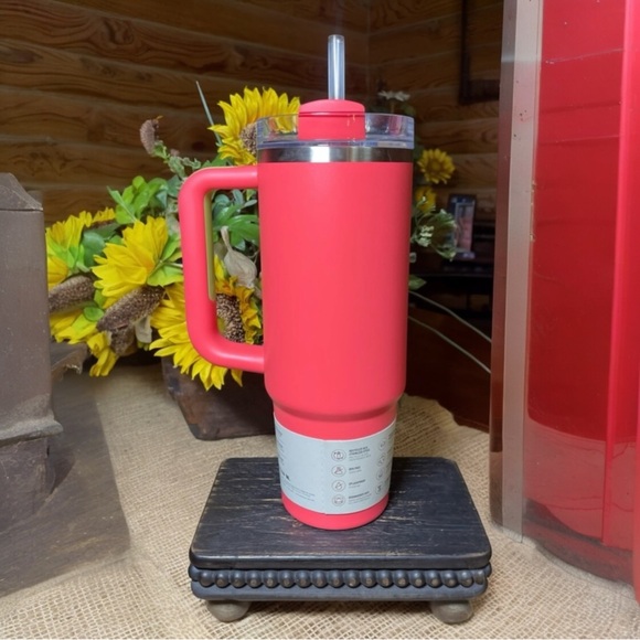 Stanley Hibiscus Heat Wave 2024 Exclusive Collection 40oz Tumbler Free shipping - Picture 5 of 6